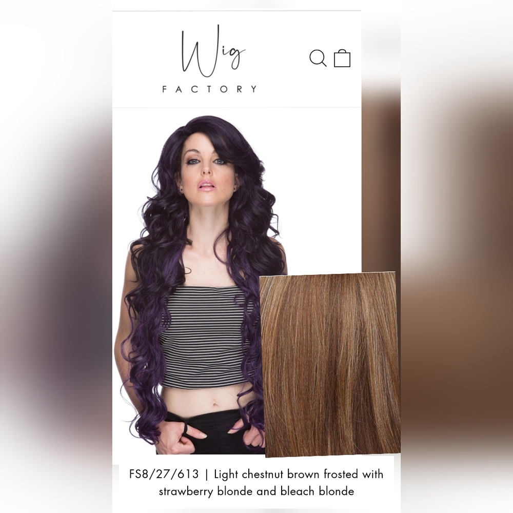 NWT Lace Front Wig-fs8/27-613